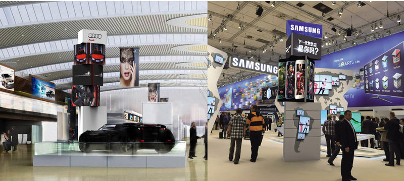 triangular prism led rotating screen rotating led display.jpg
