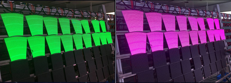 扇形LED显示模块 扇形LED显示模块